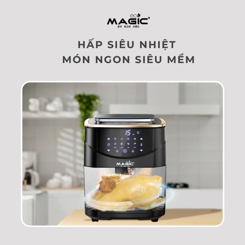 NỒI CHIÊN HẤP CAO CẤP S07 PRO - VỪA CHIÊN VỪA HẤP MỚI THÔNG MINH