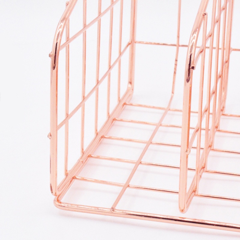 Giá Đựng Tài Liệu Để Bàn Màu Vàng Hồng Sang Trọng