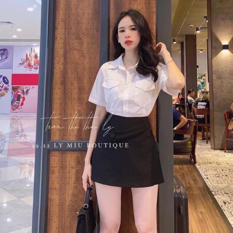 Áo Sơ Mi Nữ Tay Cộc Nhiều Màu(Hình Thật Ở Cuối)