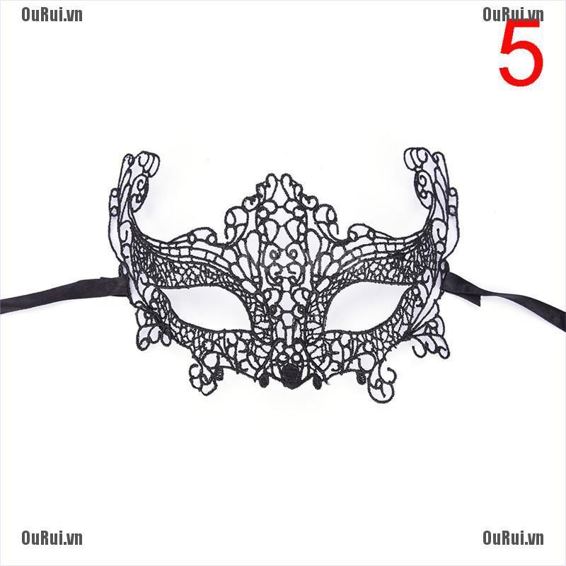 Mặt Nạ Ren Đen Che Mắt Tiện Dụng Cho Nữ