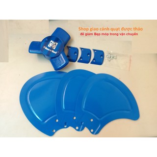 Cánh Quạt Công nghiệp Nhôm cho Quạt cây QĐ500 QS500  Điện cơ, quạt sàn KM 450, BS 500 - combo 2