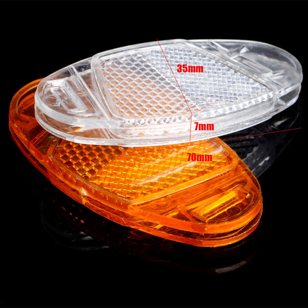Set 2 Đèn Phản Quang Hình Oval Gắn Vành Bánh Xe Đạp