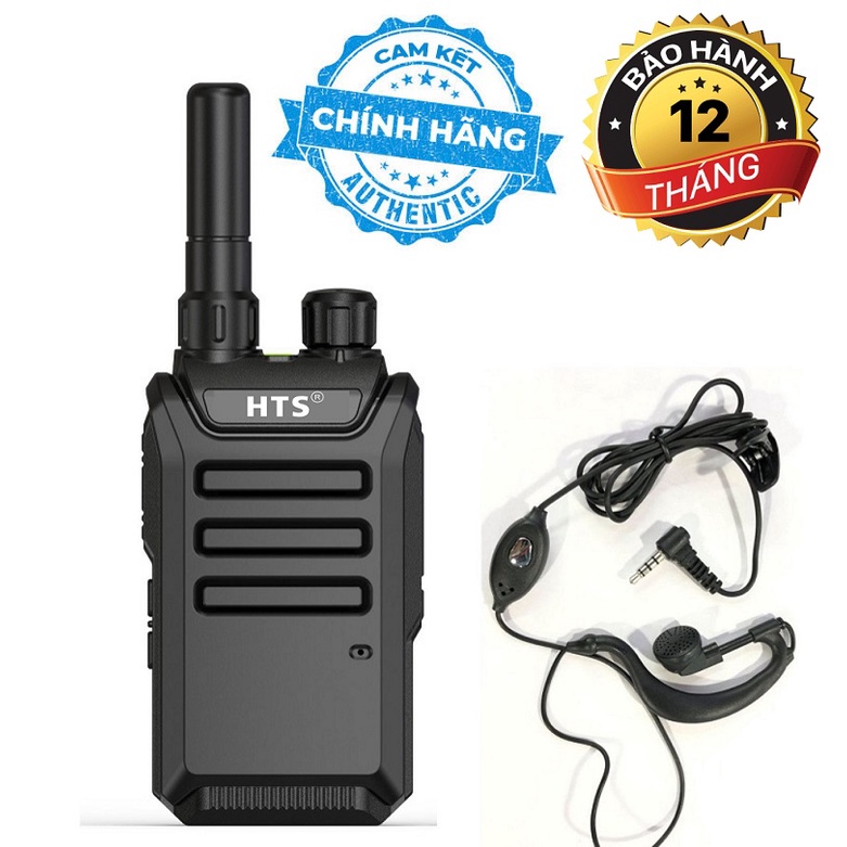 Bộ 10 Máy Bộ đàm Mini HTS GP600 + 10 Tai Nghe Chuyên Dụng GP-600