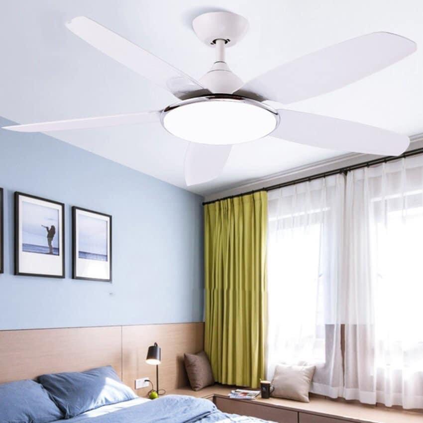 (Bảo hành 10 năm) Quạt Trần Đèn Lõi Đồng 6 Cấp Độ Gió, Có Điều Khiển Từ Xa, 2 Chiều Hút Ẩm,Phù Hợp Phòng Khách,Ngủ