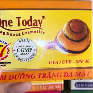 Kem dưỡng trắng da mặt one today 9g