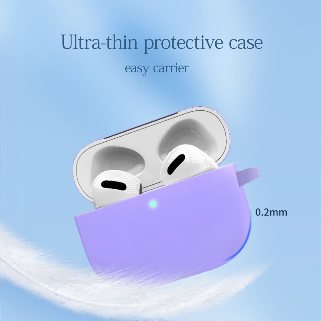 Vỏ Bảo Vệ Hộp Sạc Tai Nghe Airpods Pro2 2022 3 3 Pro Bằng Silicon Dẻo Phong Cách Mới