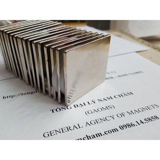 Nam châm đất hiếm 60x50x3mm