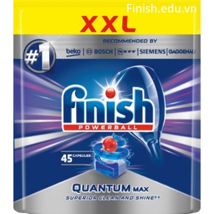 TÚI 60 VIÊN RỬA CHÉN FINISH QUANTUM CAO CẤP - ĐỨC