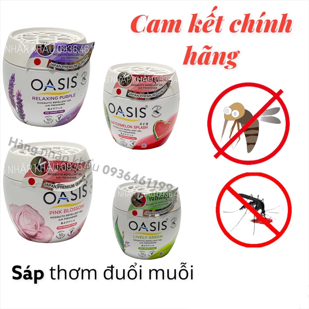 Sáp thơm phòng đuổi muỗi OASIS 180g Thái Lan