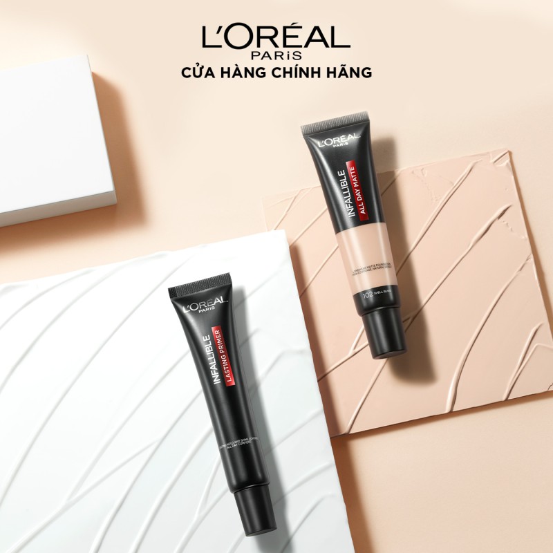 Kem lót mịn da kiềm dầu lâu trôi 24H L'Oreal Paris Infallible Primer 30ml | BigBuy360 - bigbuy360.vn