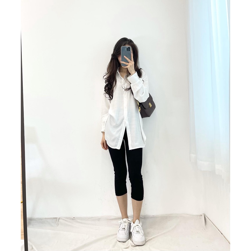 ( FREESHIP) Set sơ mi kèm quần legging hàng quảng châu Miho house