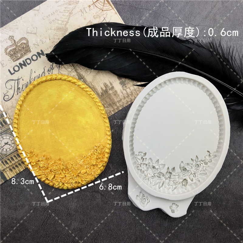 Khuôn Silicon tạo hình khung cửa ra vào/cửa sổ 3D trang trí bánh đa năng tiện lợi