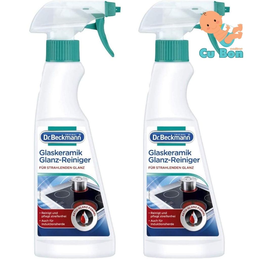 Tẩy dầu mỡ Dr.Beckmann Đức 250ml tẩy sạch bếp từ, bếp ga, lưới lọc máy hút mùi, tường ốp, chậu rửa bát an toàn tiện lợi