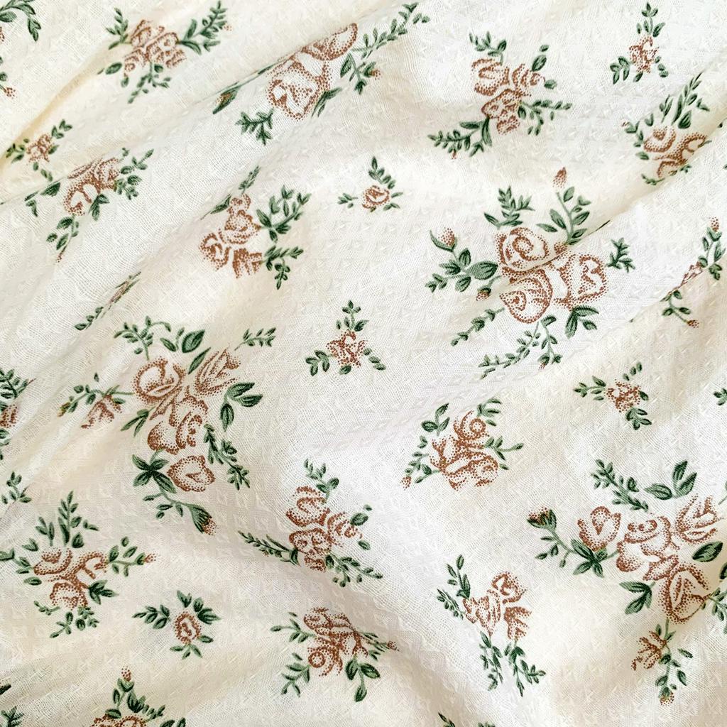 Bộ Áo Liền Quần In Hoa Và Mũ Dành Cho Bé Gái