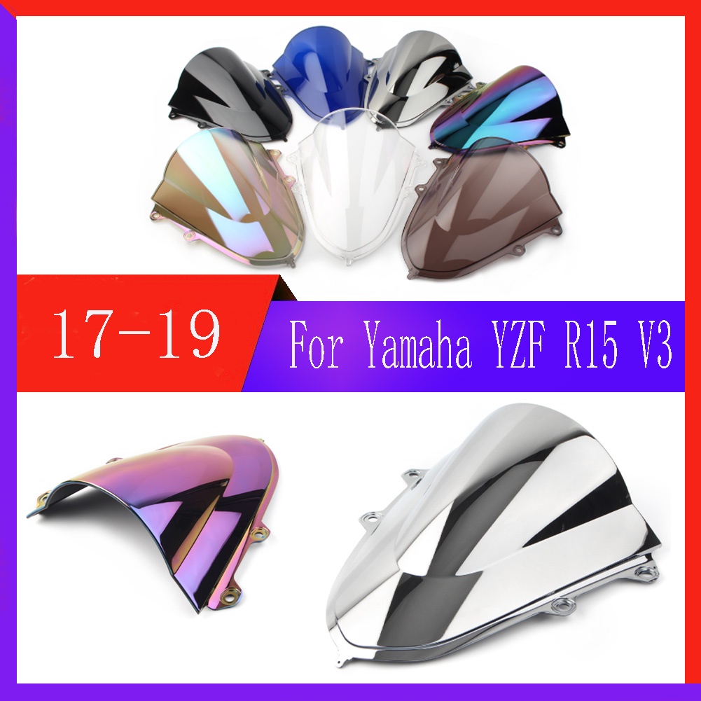 Kính chắn gió Kính chắn gió Phụ kiện xe máy Tấm chắn gió Bộ phận bảo vệ màn hình cho Yamaha YZF-R15 