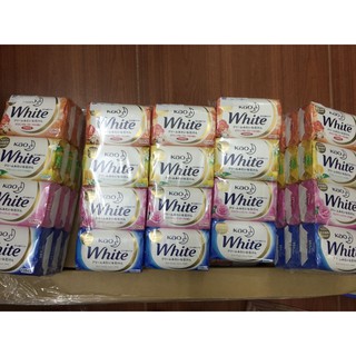 Combo 20 bánh xà bông kao white nhật bản 130g