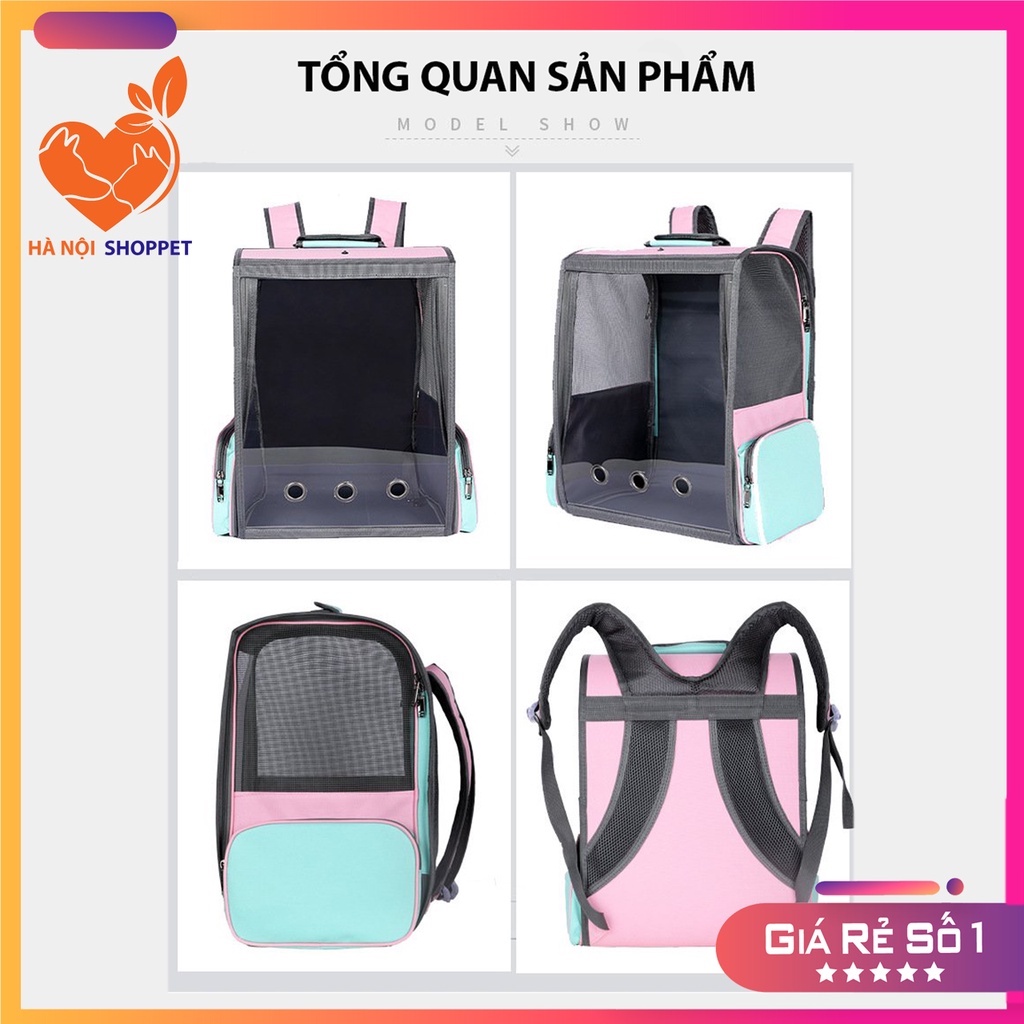 Balo Chó Mèo Size Lớn Chống Nắng - Sản Phẩm Cao Cấp Cho Thú Cưng 10kg