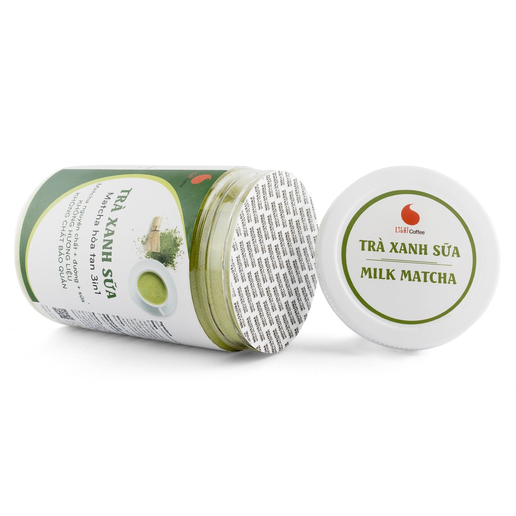 Hũ 550g Bột trà xanh sữa 3in1, matcha xuất xứ Nhật Bản, từ nhà sản xuất Light Coffee | BigBuy360 - bigbuy360.vn