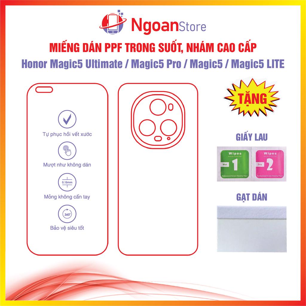Miếng dán PPF cho Honor Magic5 Ultimate / Magic5 Pro / Magic5 / Magic5 LITE - Ngoan Store