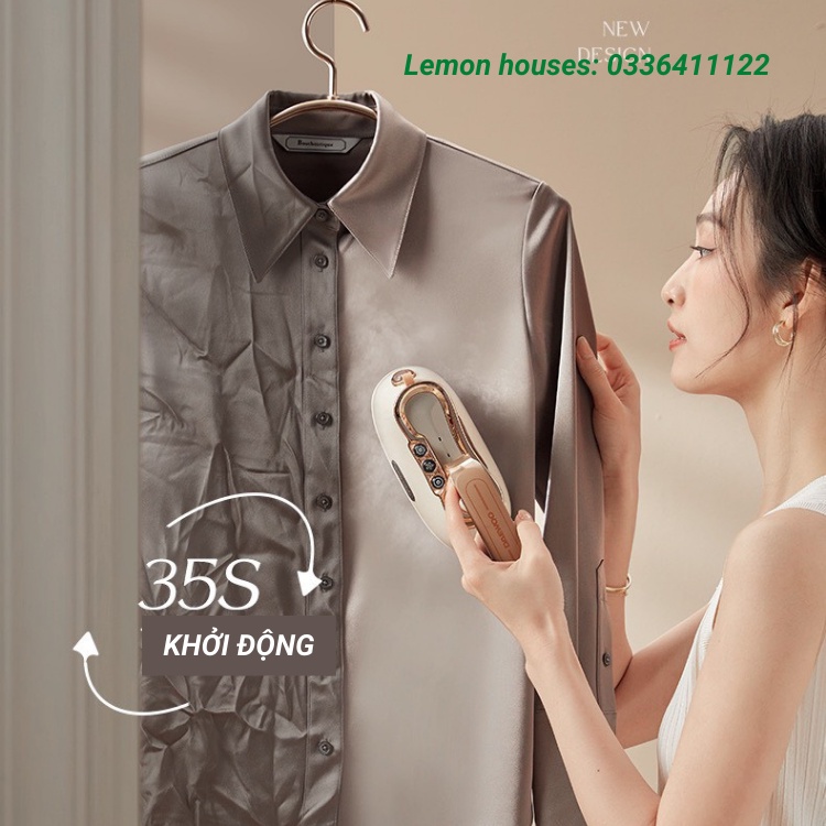 Bàn là hơi nước, máy ủi hơi nước cầm tay Daewoo thế hệ mới thiết kế sang trọng năm 2022