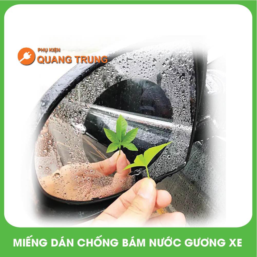 Miếng dán chống bám nước cho gương ô tô - Tiện lợi vô cùng