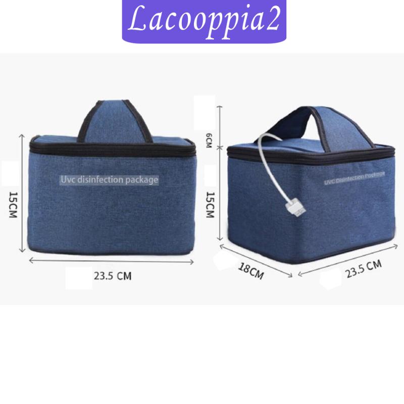 [LACOOPPIA2] Portable UV Sterilizing Bag UVC Disinfection Bag USB Sterilizer Box