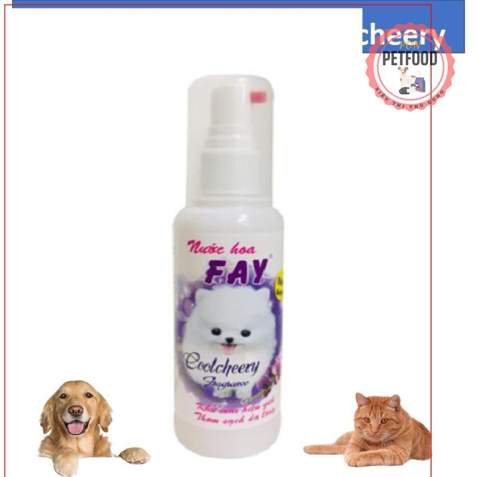 Nước hoa chó mèo 90ml (2 loại) Nước hoa Fay CoolCheery En-Rosely cho thú cưng