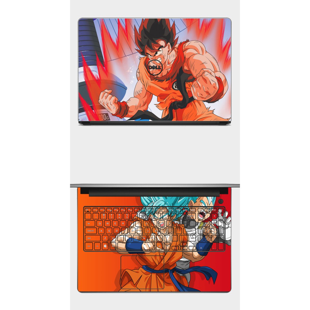 [SKIN DRAGON BALL] SKIN Laptop in hình DRAGON BALL Z. Đủ các dòng máy: Acer, Asus, Dell, HP,.. In theo yêu cầu