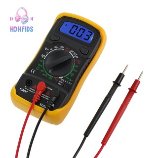 XL830L LCD Digital Multimeter, AC DC Voltmeter Ohmmeter Multi Tester