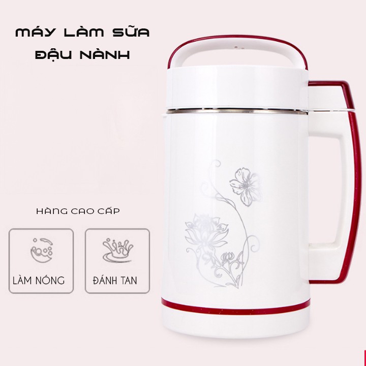 Máy làm sữa đậu nành tự động, sữa hạt đa năng công suất tới 800W Sử dụng nhiều chế độ xay, nấu đậu, ngũ cốc