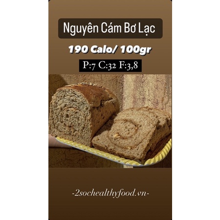 Bánh Mì Nguyên Cám Mix Bơ Lạt Eatclean Dành Cho Người Ăn Kiêng