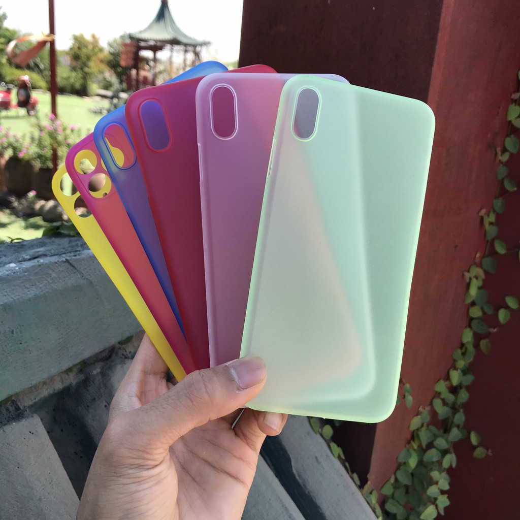 Ốp lưng iphone giấy siêu mỏng chống vân tay điện thoại iphone x xs xr 11 pro max