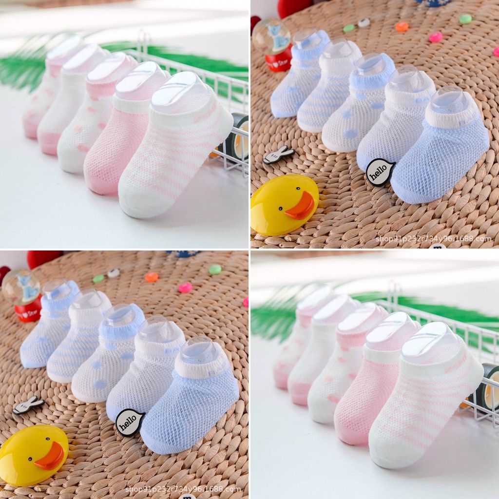 [GIÁ SỐC] Set 5 đôi tất lưới cho bé