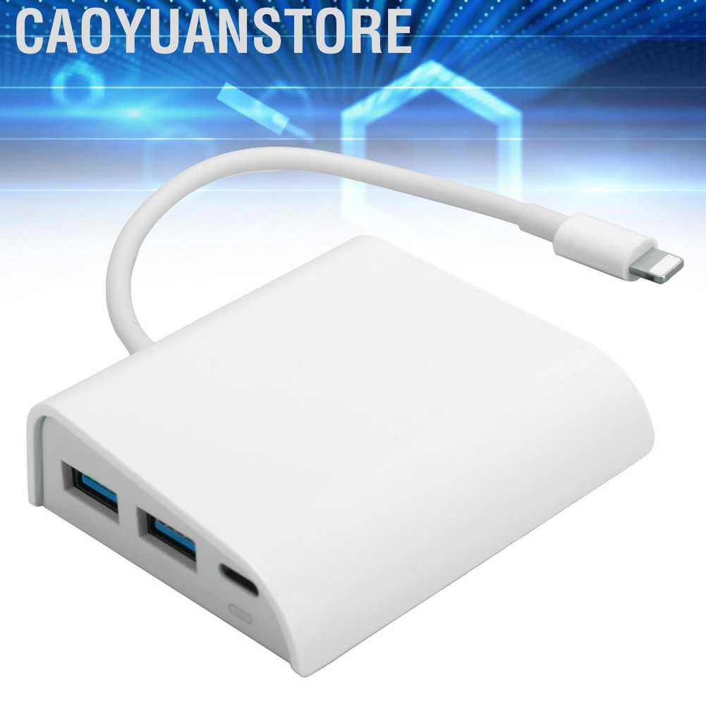 Caoyuanstore 1080P HDMI/Memory Card/Storage Card/2 USB/Charging Adapter Converter for IOS Phone