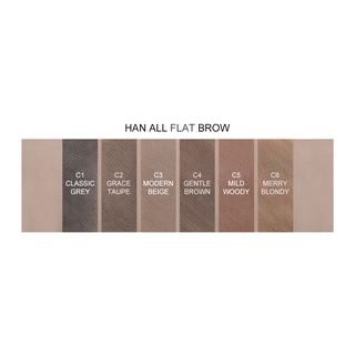 Chì kẻ mày ROMAND Han All Flat brow and Sharp brow