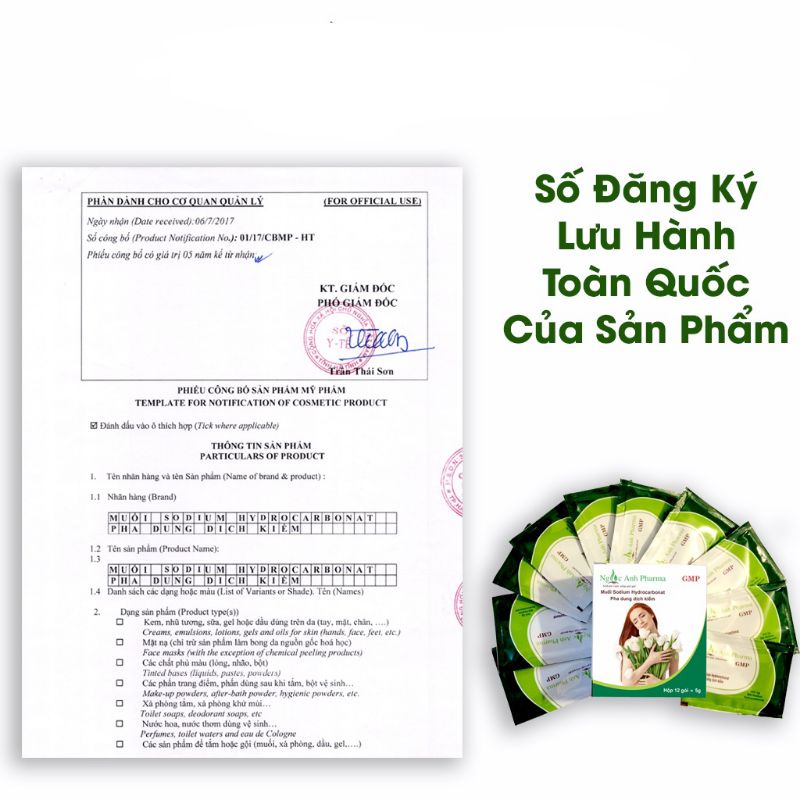 1 gói lẻ muối kiềm, muối tạo môi trường kiềm Ngọc Ánh