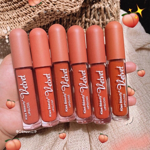 COMBO SET SON 6 cây kiss beauty