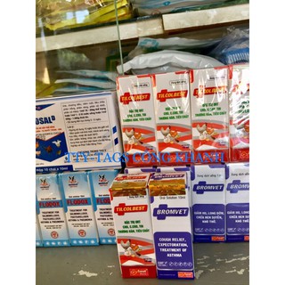 Combo 2 lọ Tilcolbest và Bomvet (có bán lẻ từng lọ)