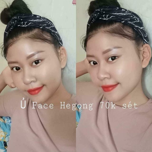 Ủ face khóa trắng hegong