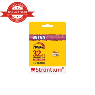 (Chuyên dùng camera robot) Thẻ Nhớ Strontium 32gb, hàng chính hãng, bảo hành 36 tháng