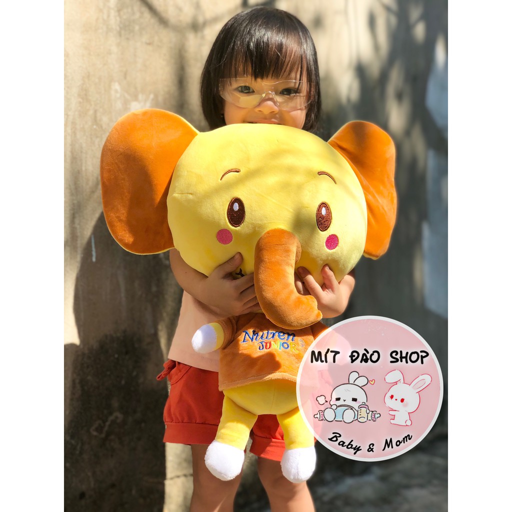 Bộ gối mền 2 in 1 Kỳ lân - Hà mã - Voi - Chim cánh cụt Nutren - Chuột Hamster