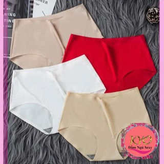 Quần lót nữ thun lạnh đúc su cao cấp không viền (CÓ SIZE TO Đến XXL, 8 MÀU, HÀNG LOẠI ĐẸP) mặc thoáng khí gợi cảm