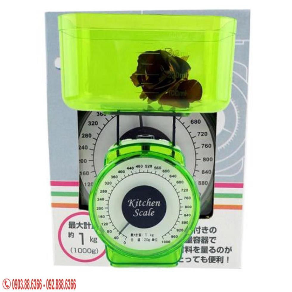 Cân tiều ly bếp Kitchen scale 1kg xuất Nhật