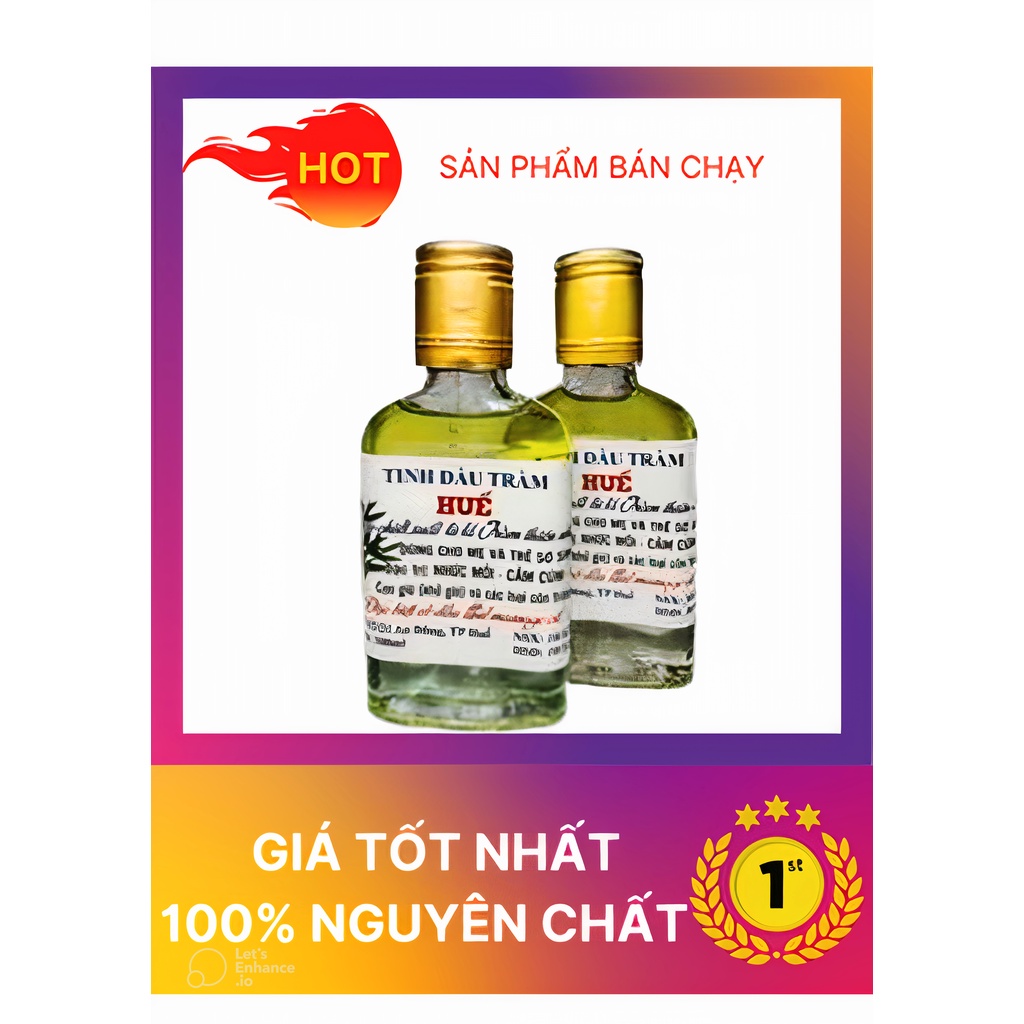 Tinh dầu Tràm Huế nguyên chất chai dẹt 100ml