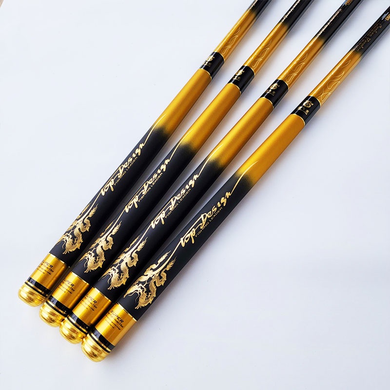 Cần câu tay 6H Kim Long tặng kèm ngọn phụ CD31