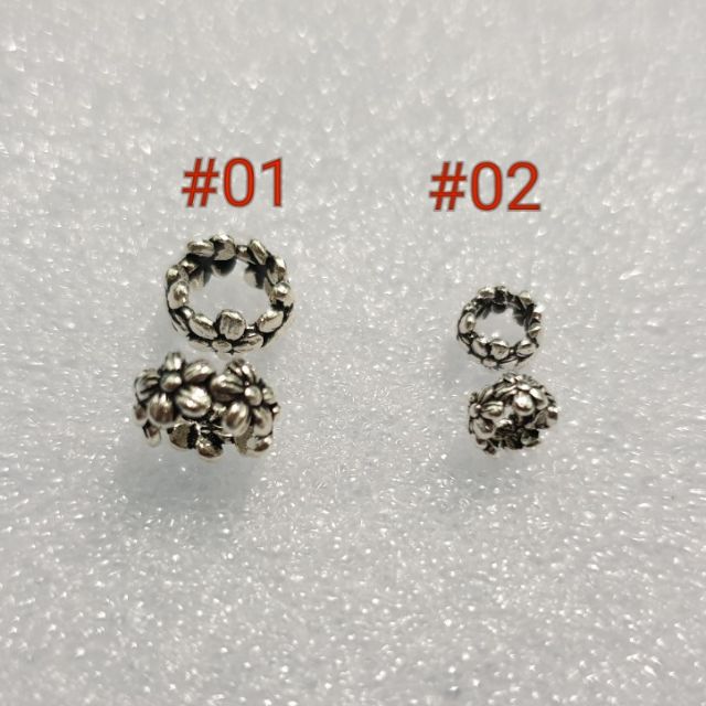 Charm bạc 925 chặn hoa