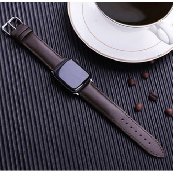 Dây Da Cho Đồng Hồ Thông Minh AP Watch Khóa Thép Thời Trang Sang Trọng Series 1/2/3/4/5/SE/6/7 Size 38-40-41-42-44-45mm