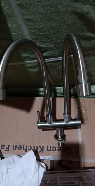 Vòi chén lạnh 2 cần inox 304 | BigBuy360 - bigbuy360.vn