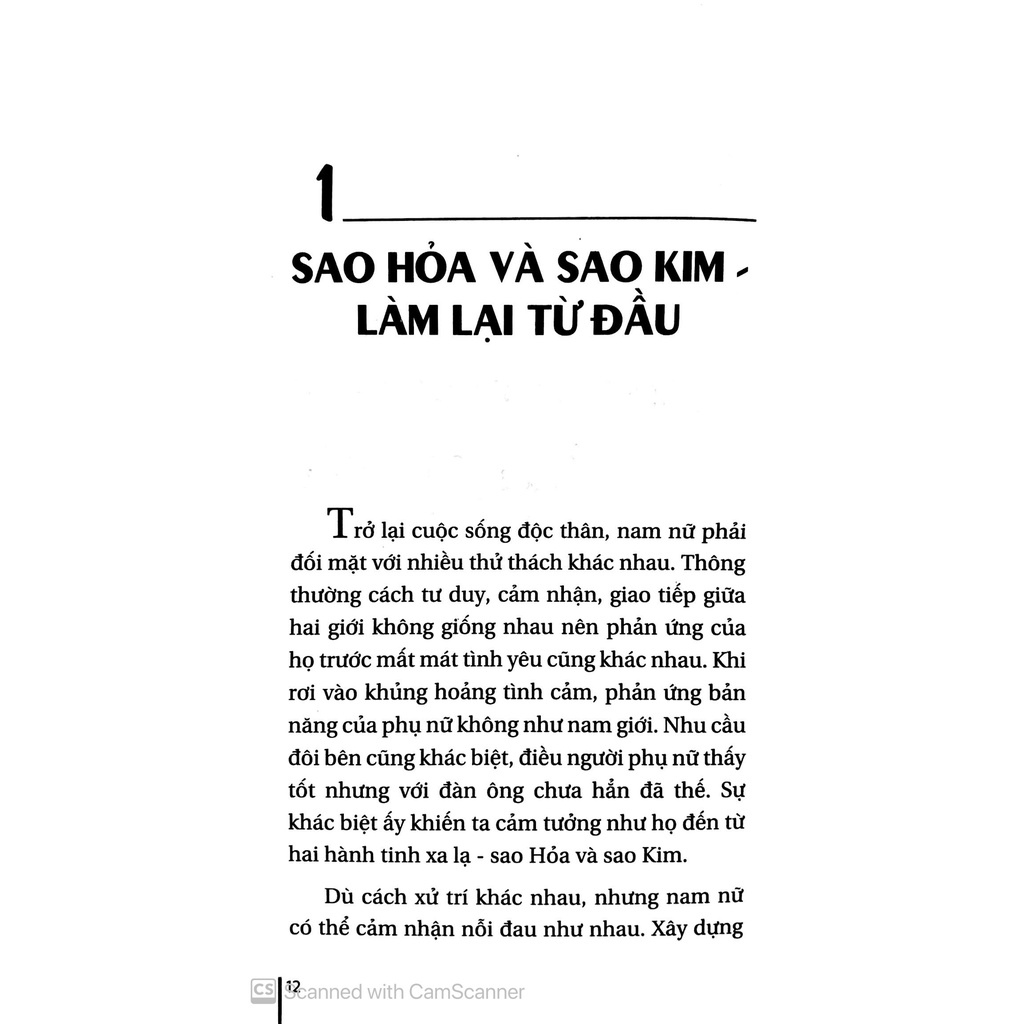 Sách kĩ năng sống - Đàn Ông Sao Hỏa - Đàn Bà Sao Kim (Tìm Lại Tình Yêu) (Tái Bản 2019)