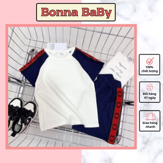 Quần áo bé trai Bonna sọc GuCCi, Quần áo trẻ em áo chất cotton, mặc ở nhà, đi chơi, đi học B022,B023